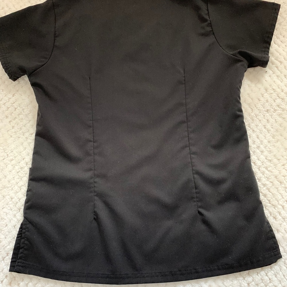 Black scrub top - Marilyn Monroe by mediChic - Picture 2 of 2